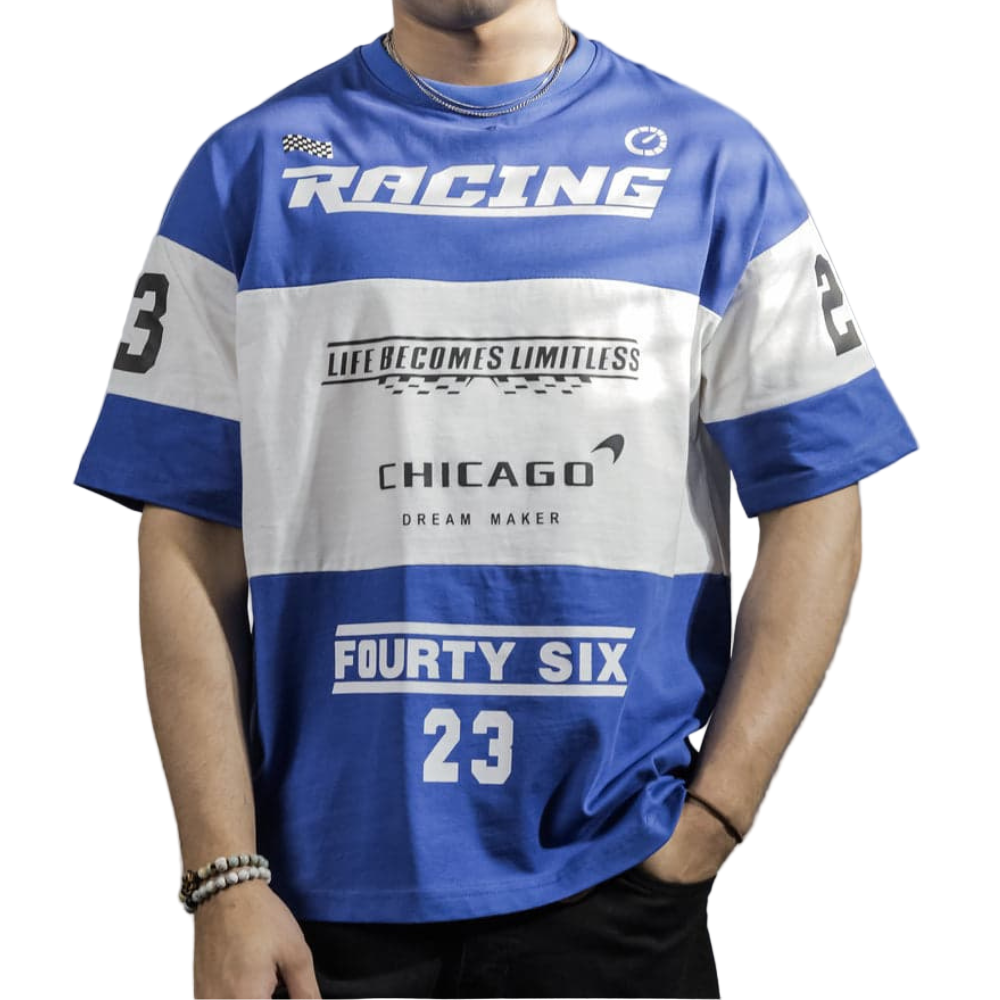 Racing Oversize Tee (ROYAL BLUE)