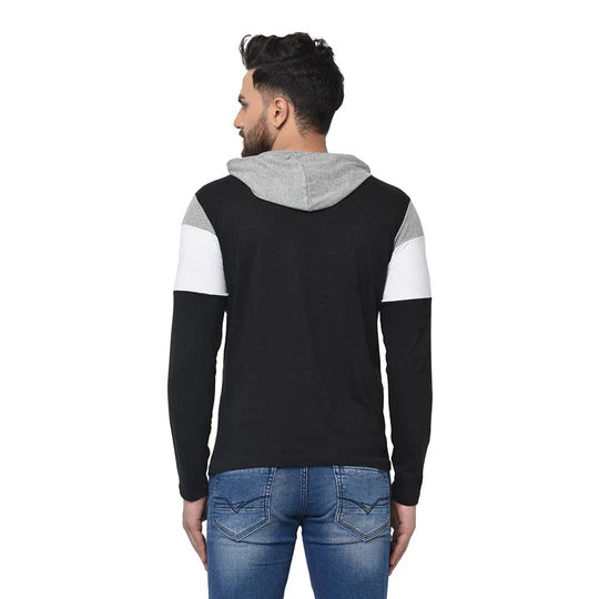 Stylish 3 Panel Hoodies For Men's And Boy's Casual Wear.(Grey)