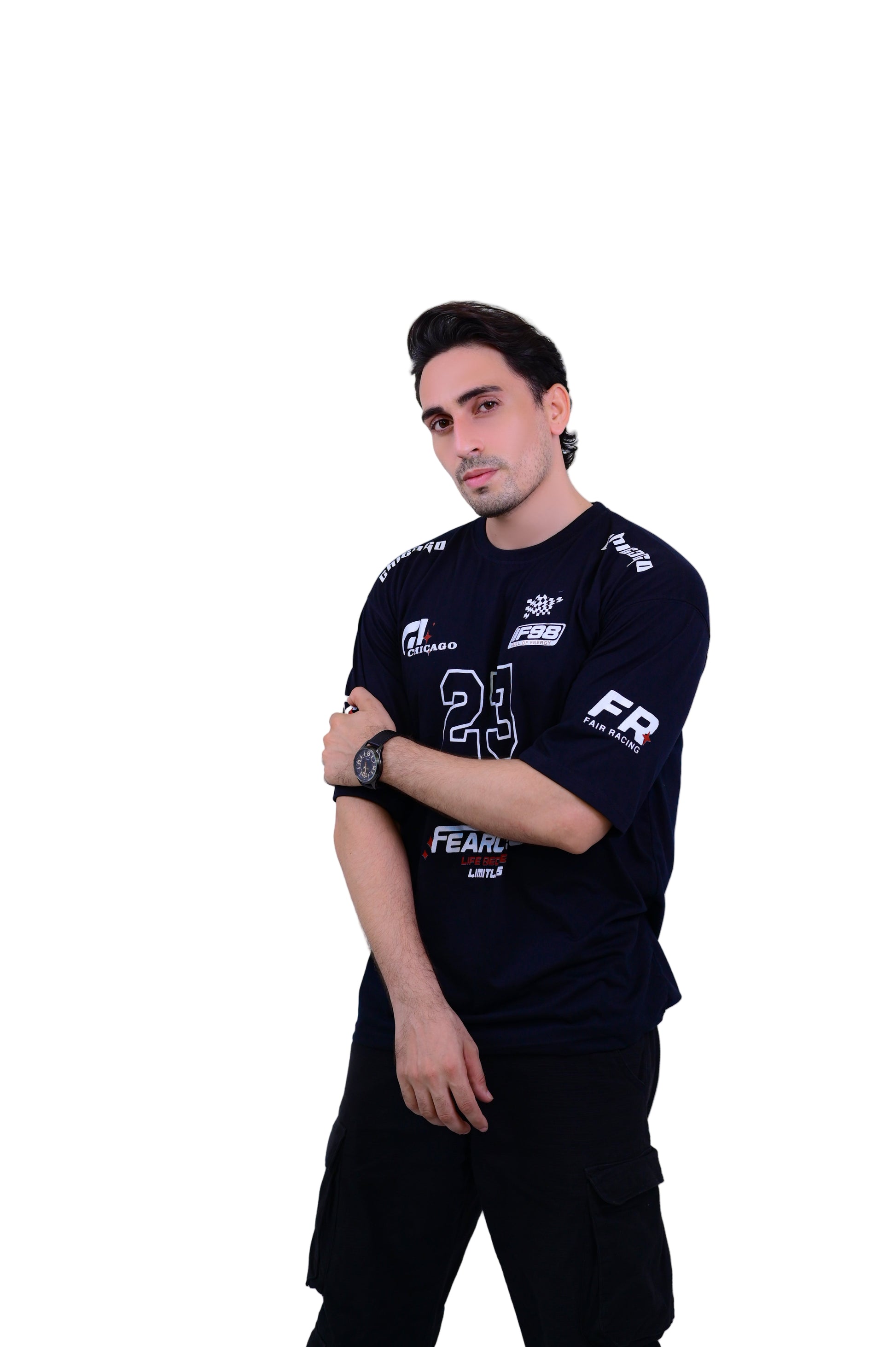 23 Oversize Tee (Black)