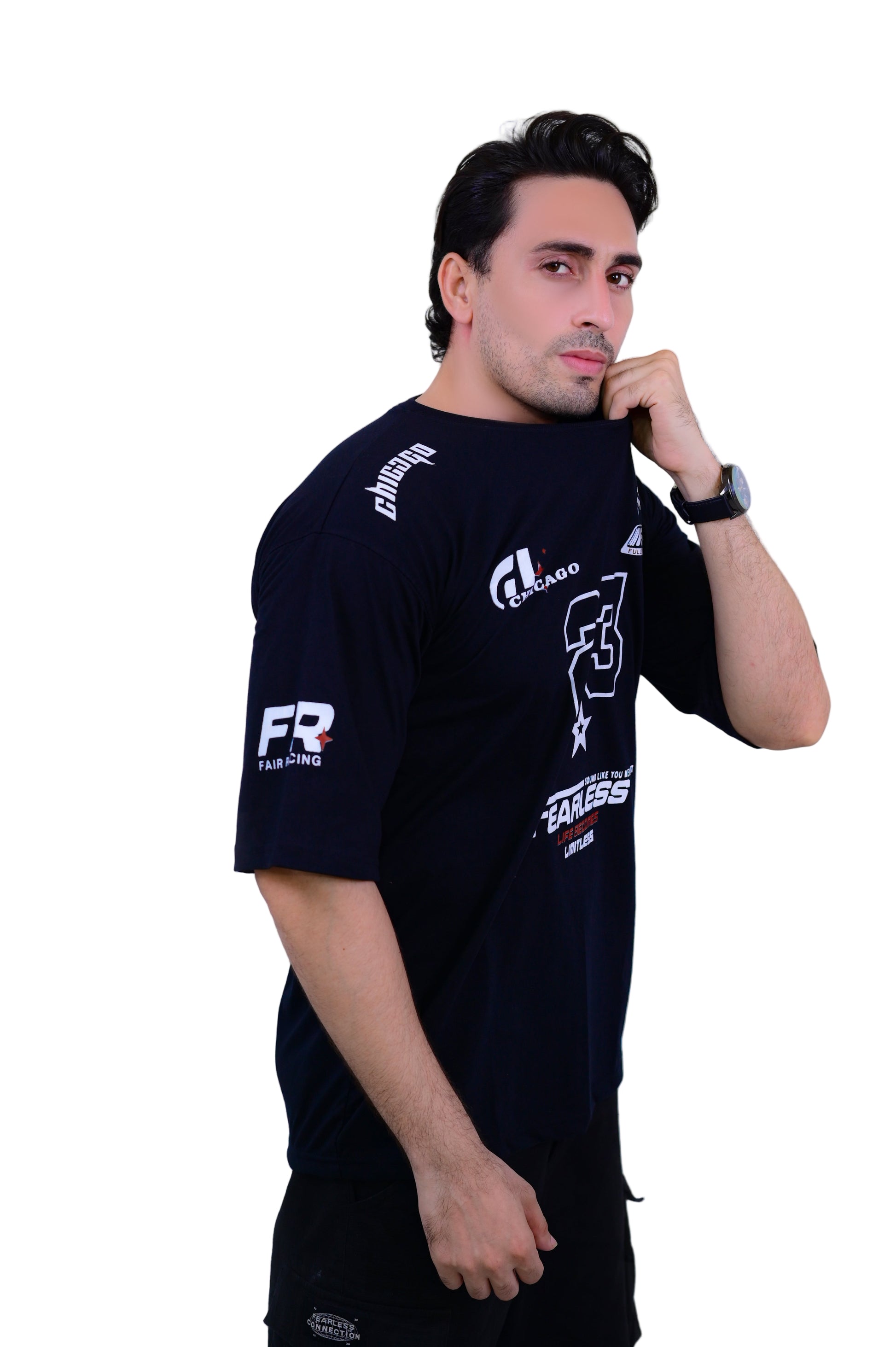 23 Oversize Tee (Black)