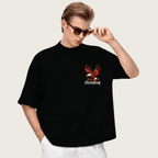 DROP SHOULDER PRINTED TEE-SHIRT FOR MENS FREEDOM