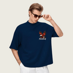 DROP SHOULDER PRINTED TEE-SHIRT FOR MENS FREEDOM