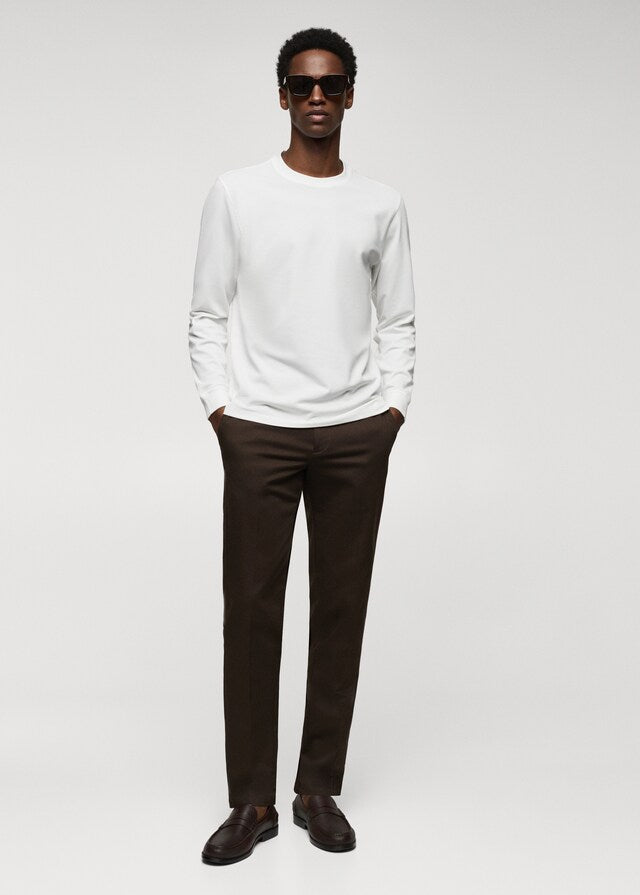 Winter Plane Sweat Shirt For Men's And Women's Casual Wear. (White)