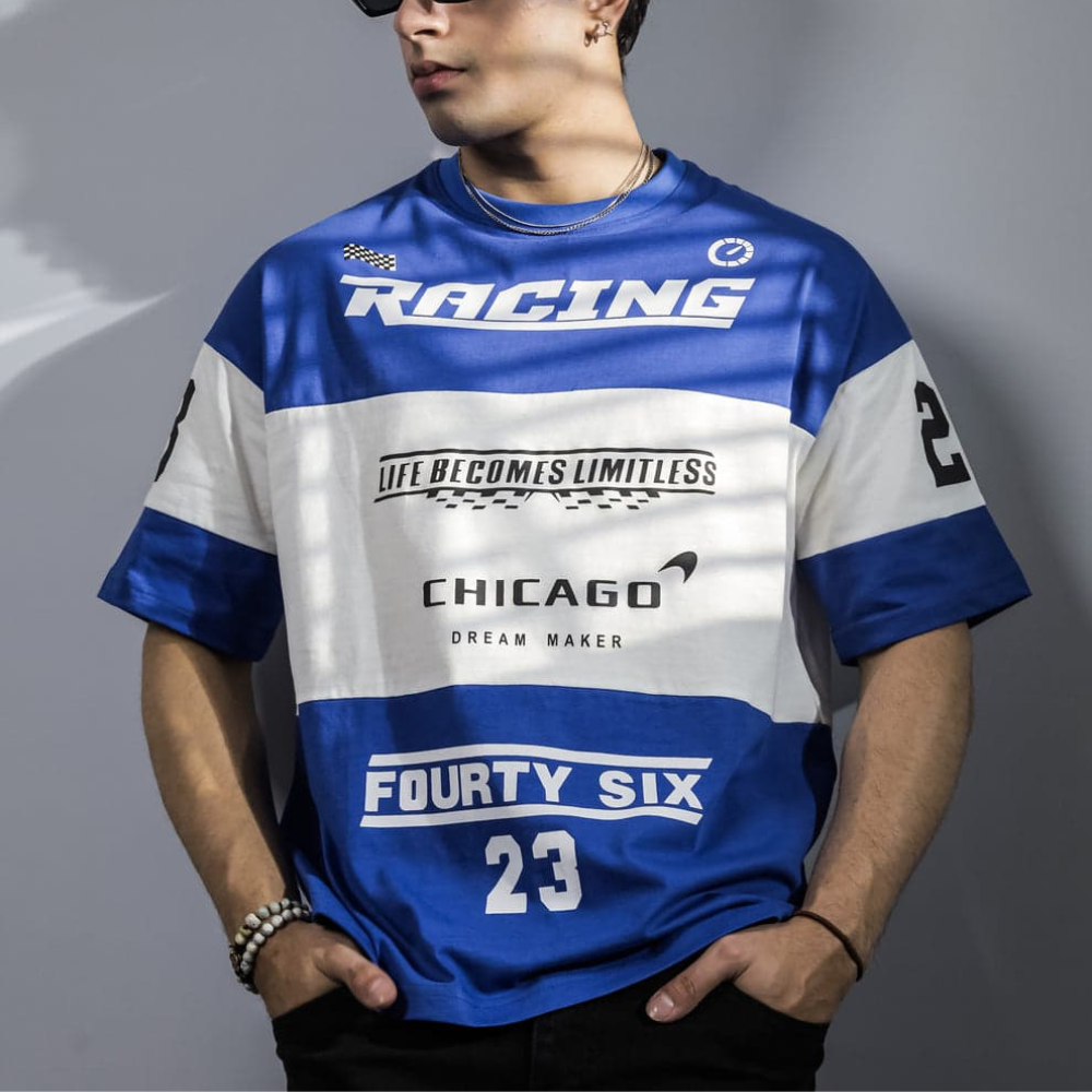 Racing Oversize Tee (ROYAL BLUE)