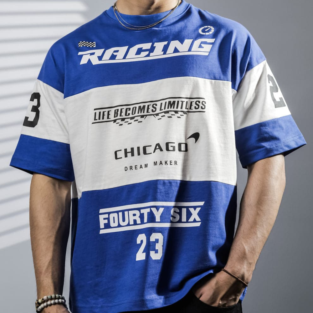 Racing Oversize Tee (ROYAL BLUE)