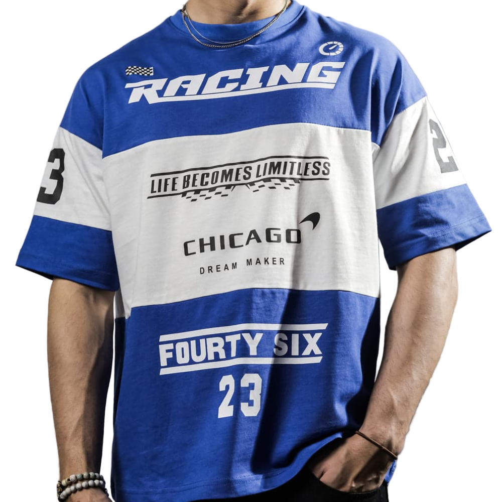 Racing Oversize Tee (ROYAL BLUE)