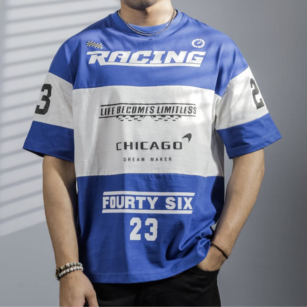 Racing Oversize Tee (ROYAL BLUE)