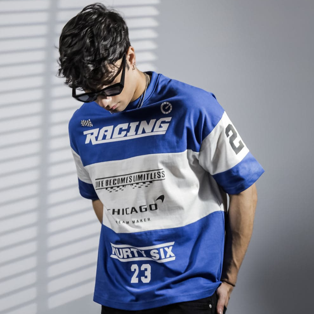 Racing Oversize Tee (ROYAL BLUE)