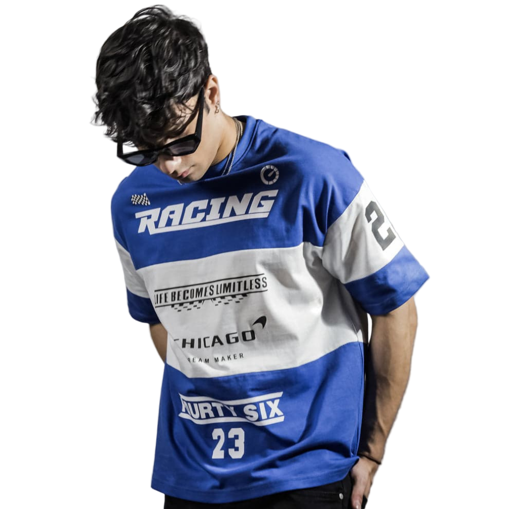 Racing Oversize Tee (ROYAL BLUE)
