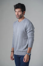 Winter Plane Sweat Shirt For Men's And Women's Casual Wear. (Gray)