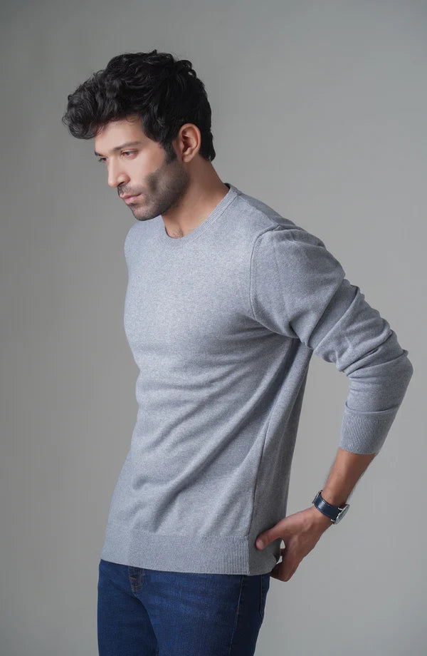 Winter Plane Sweat Shirt For Men's And Women's Casual Wear. (Gray)