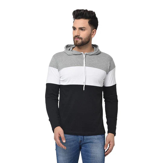 Stylish 3 Panel Hoodies For Men's And Boy's Casual Wear.(Grey)