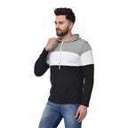 Stylish 3 Panel Hoodies For Men's And Boy's Casual Wear.(Grey)