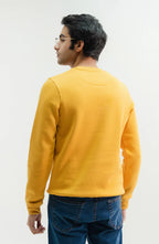 Winter Plane Sweat Shirt For Men's And Women's Casual Wear. (Mustard)