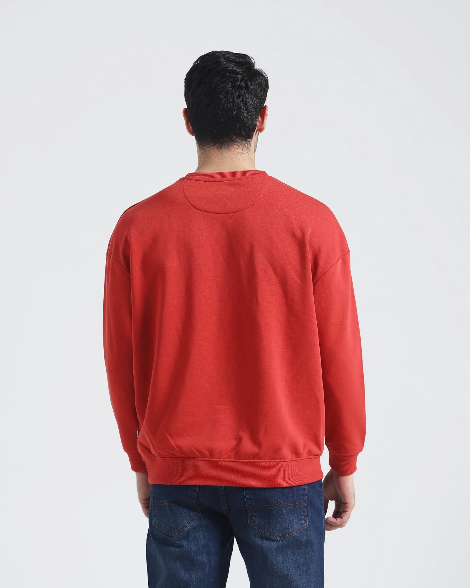 Winter Plane Sweat Shirt For Men's And Women's Casual Wear. (Red)