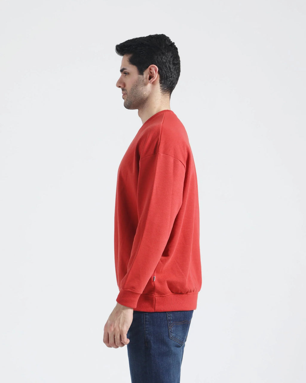 Winter Plane Sweat Shirt For Men's And Women's Casual Wear. (Red)