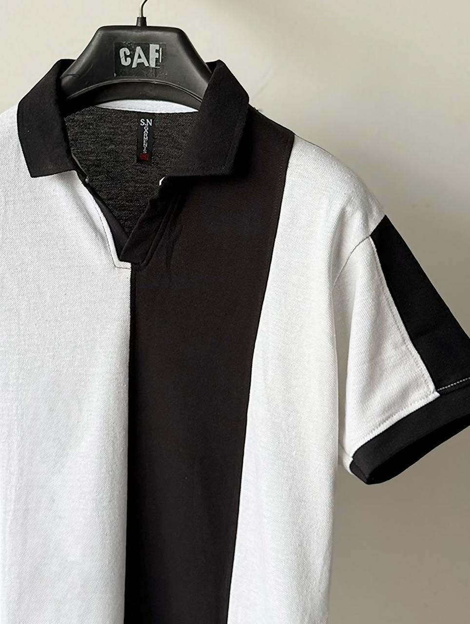 Summer Men's Knitted Short-Sleeve Polo Shirt Korean Style Casual Polo