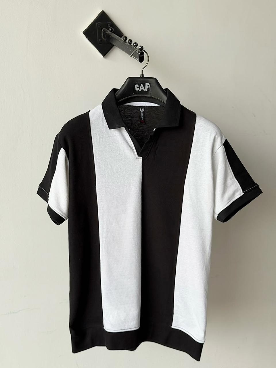 Summer Men's Knitted Short-Sleeve Polo Shirt Korean Style Casual Polo