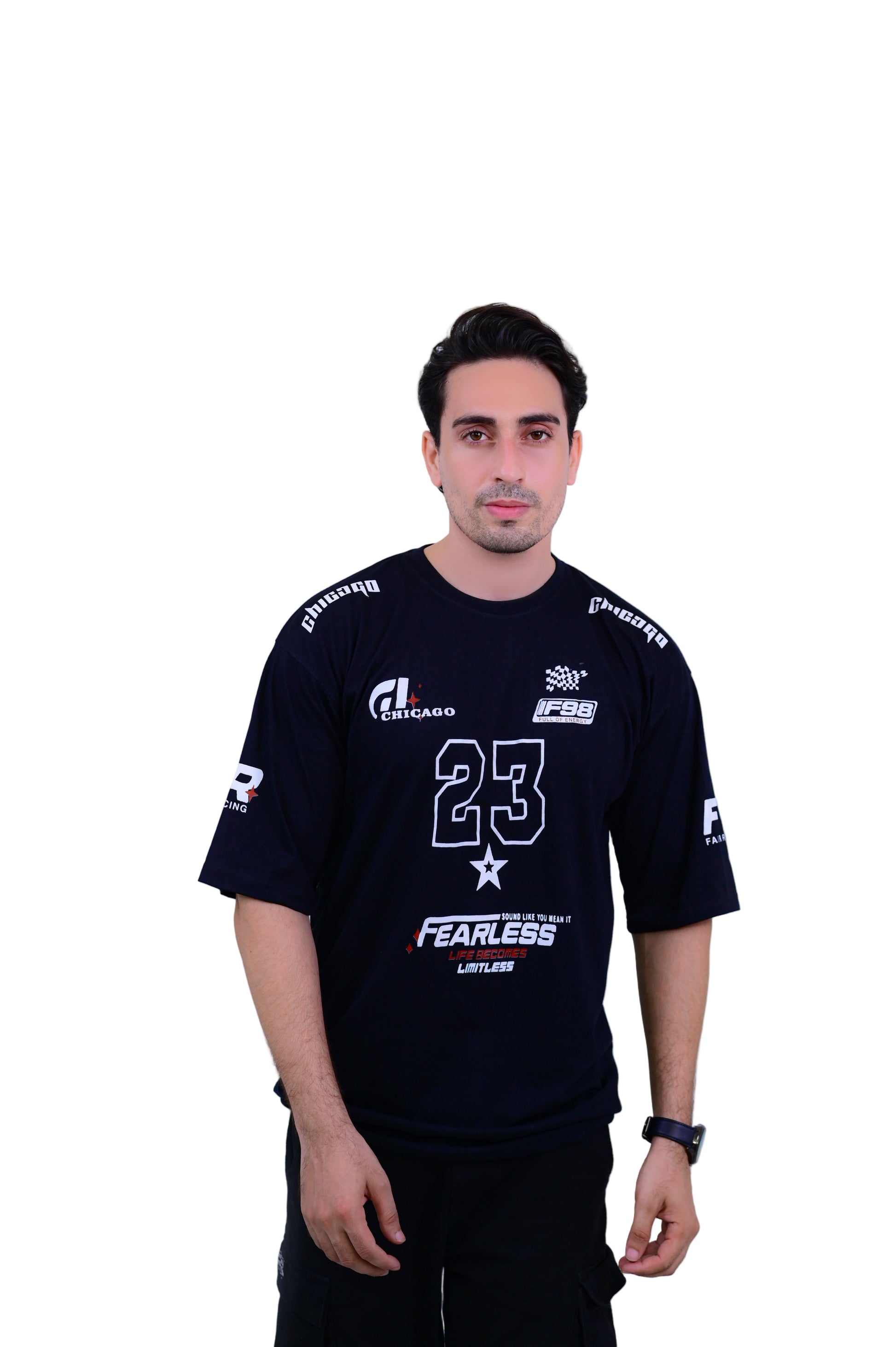 23 Oversize Tee (Black)