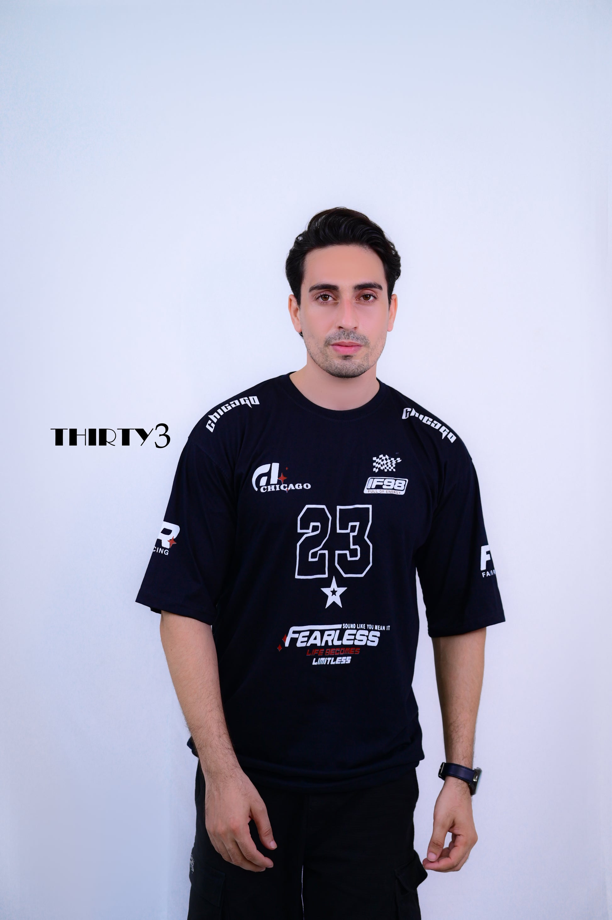 23 Oversize Tee (Black)
