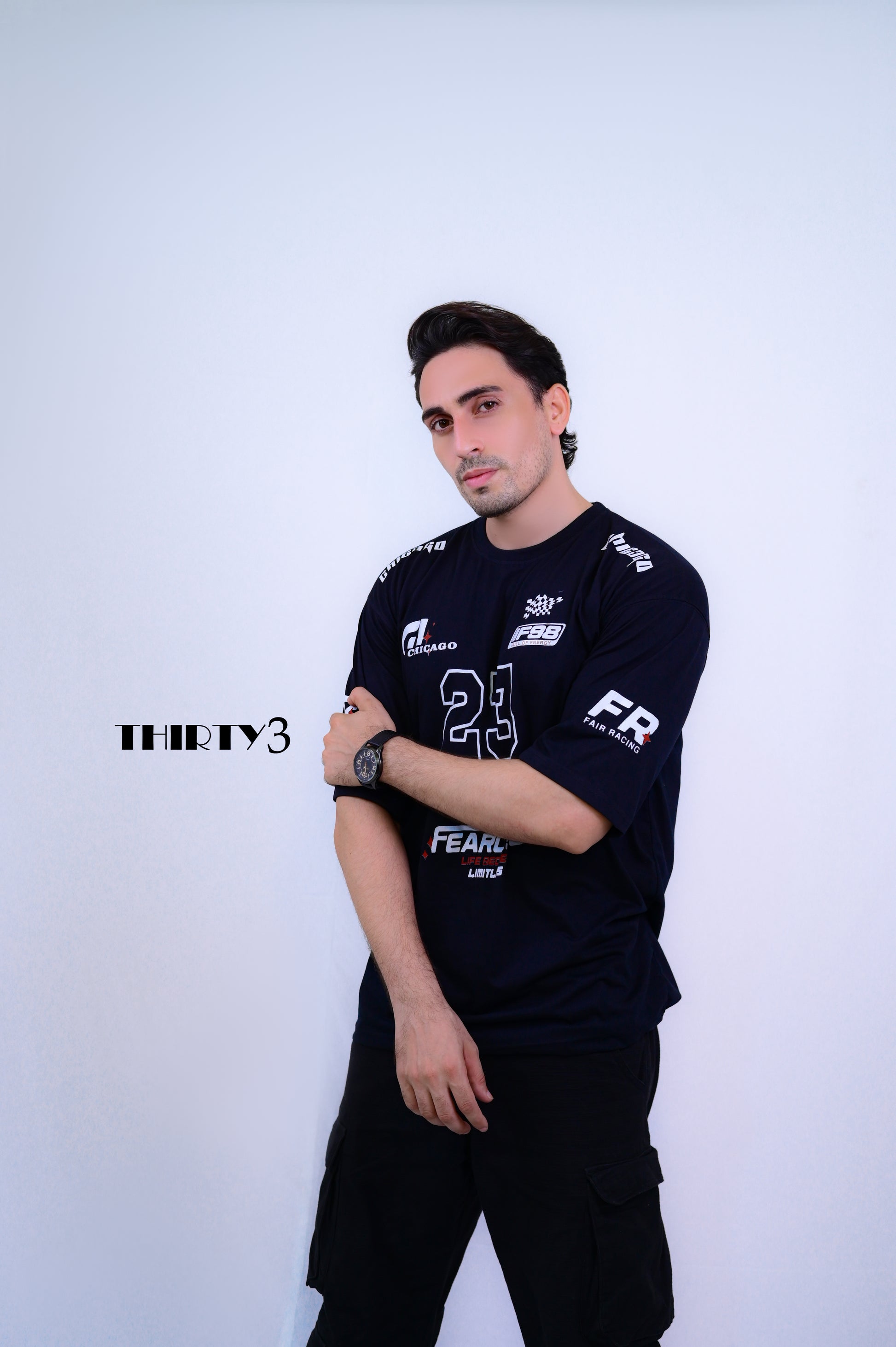 23 Oversize Tee (Black)