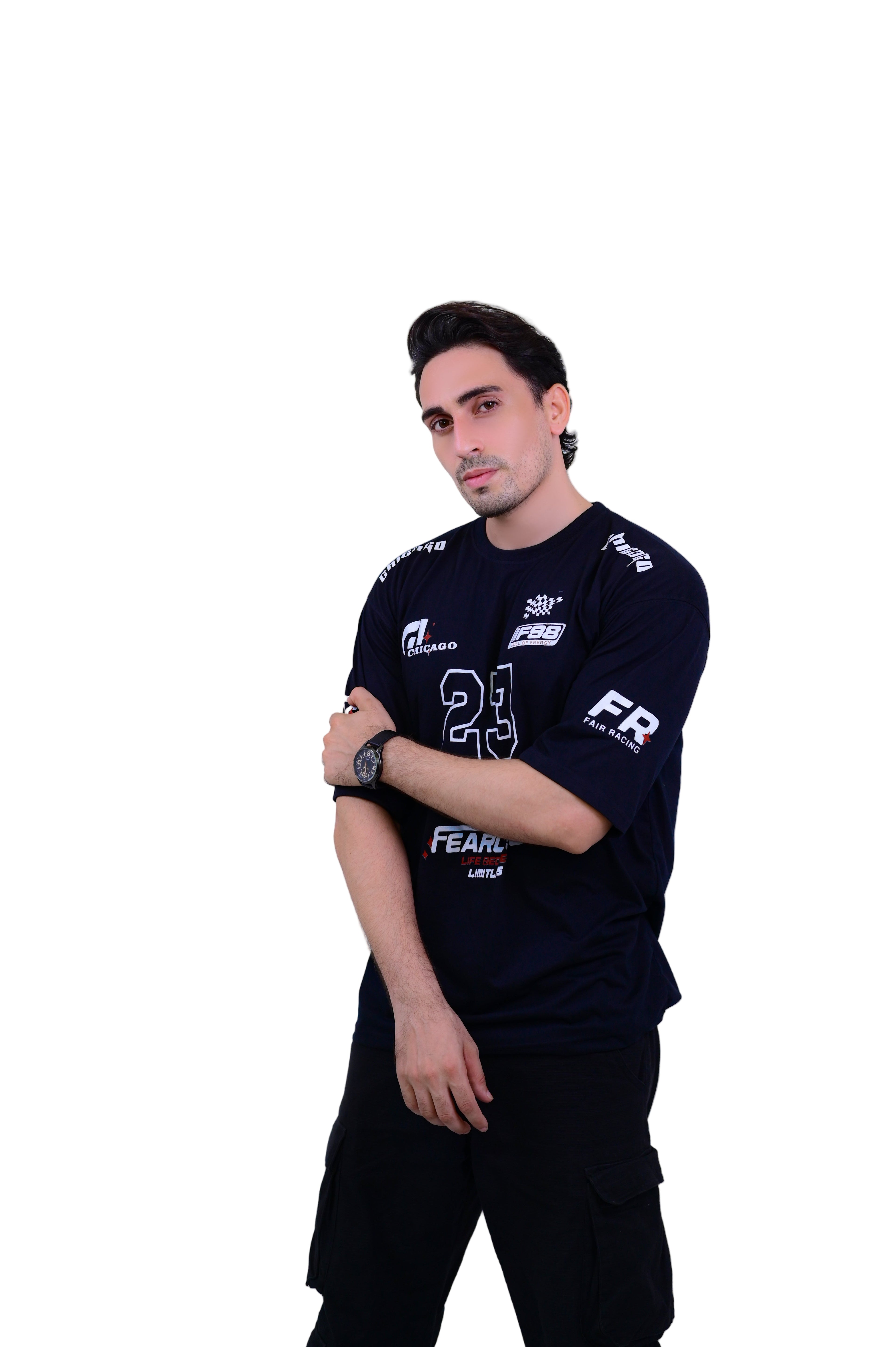 23 Oversize Tee (Black)