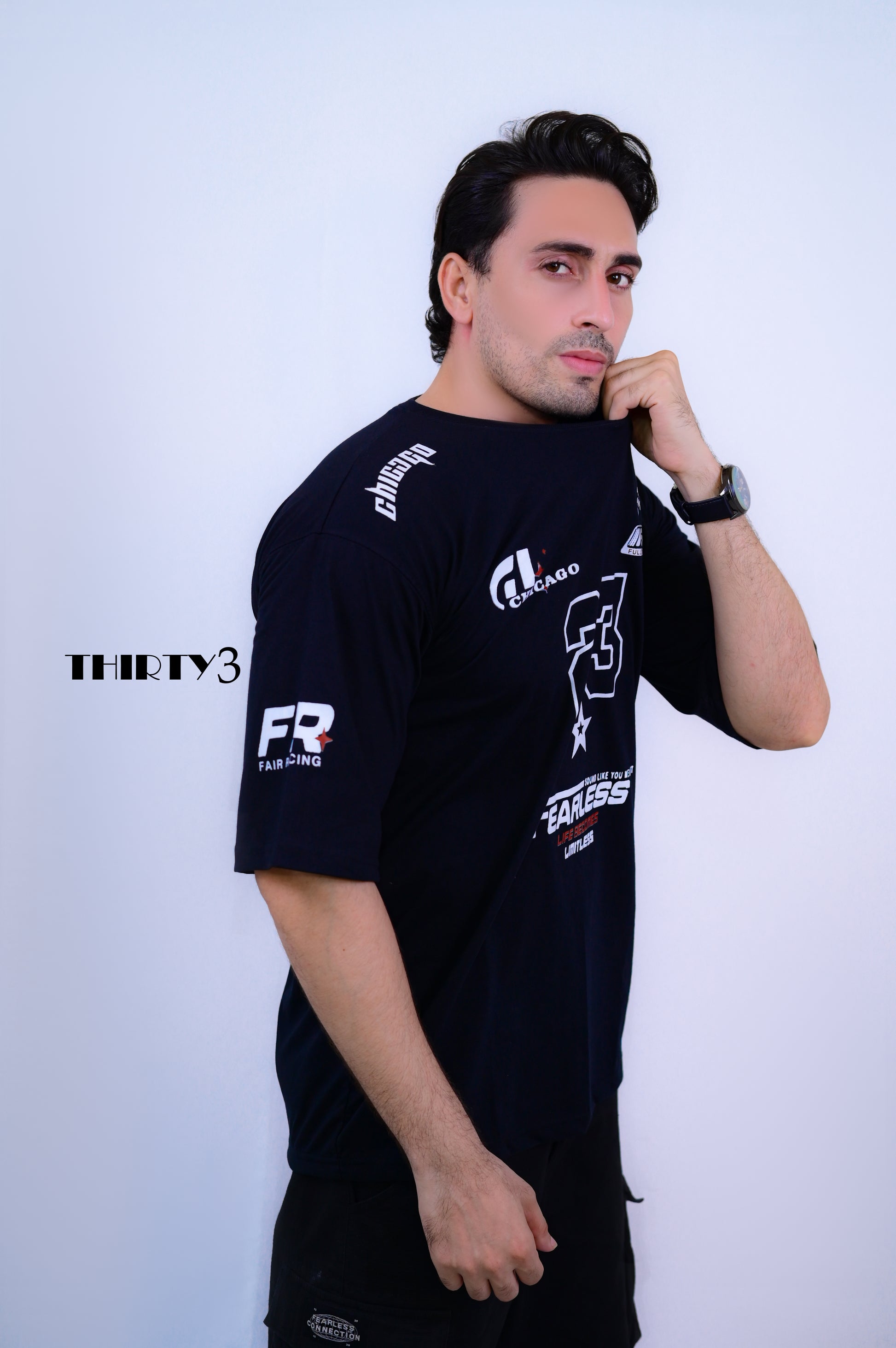 23 Oversize Tee (Black)