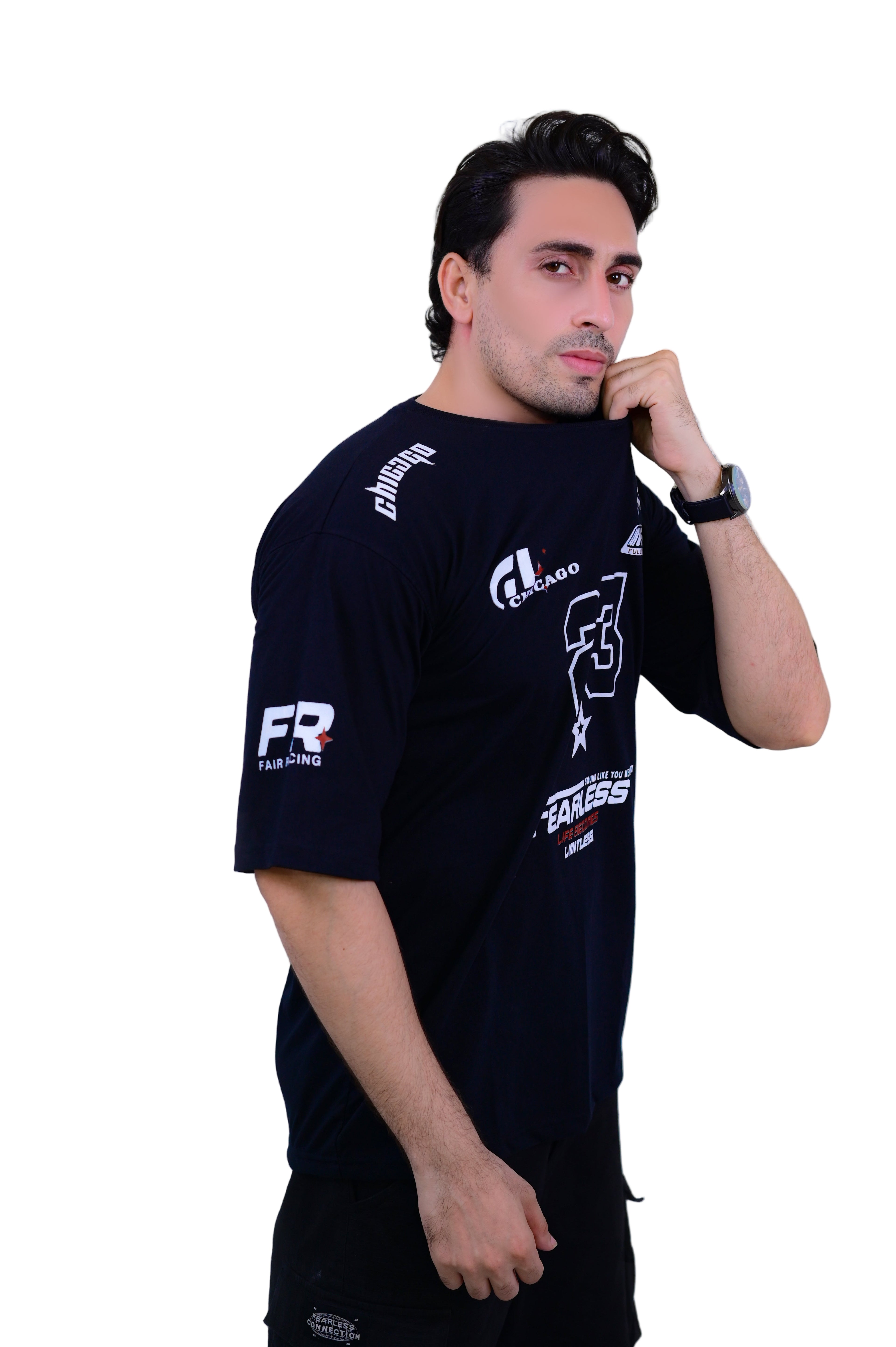 23 Oversize Tee (Black)