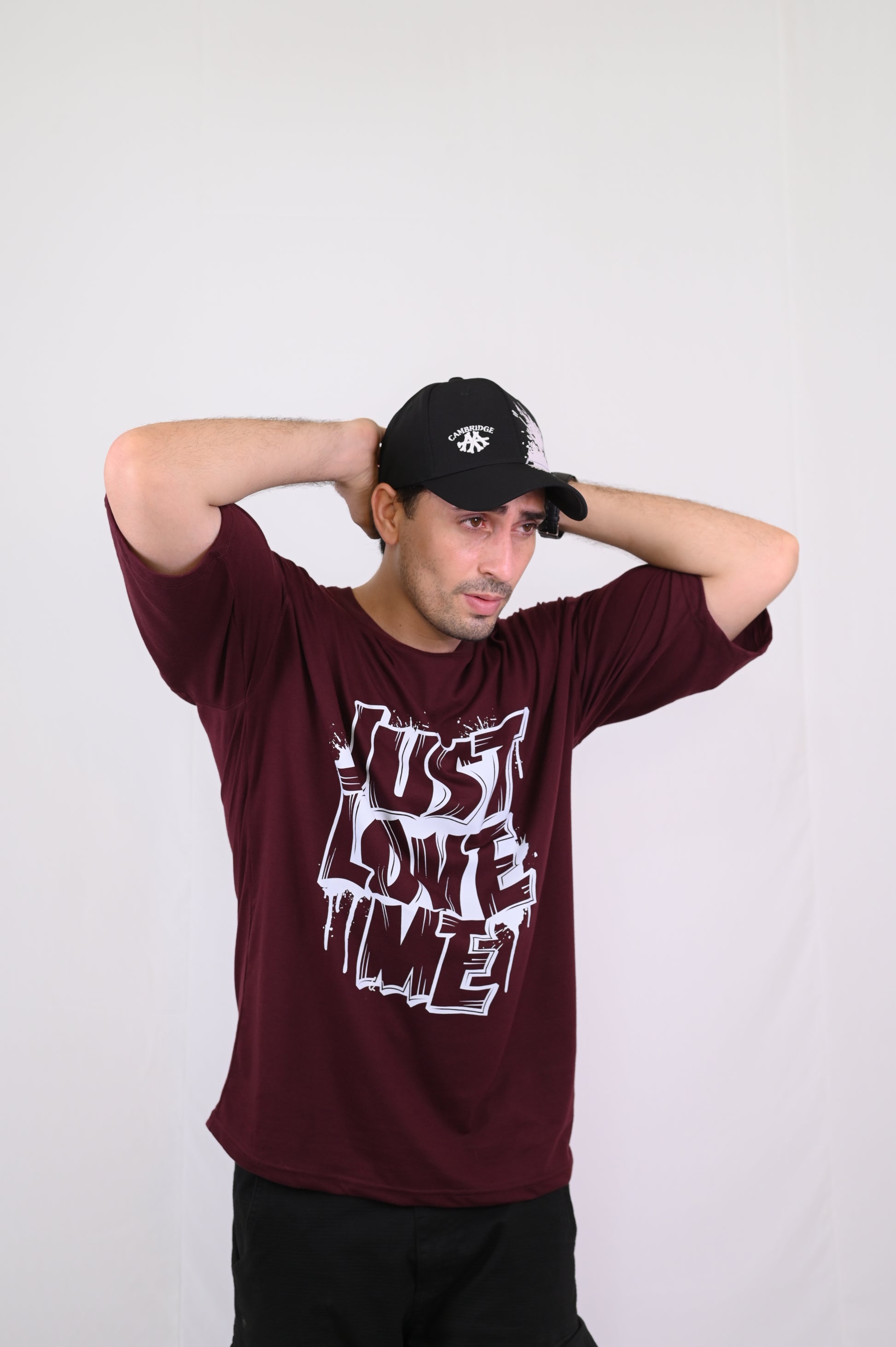 Men's Oversized Graphic T-Shirt Just Love Me