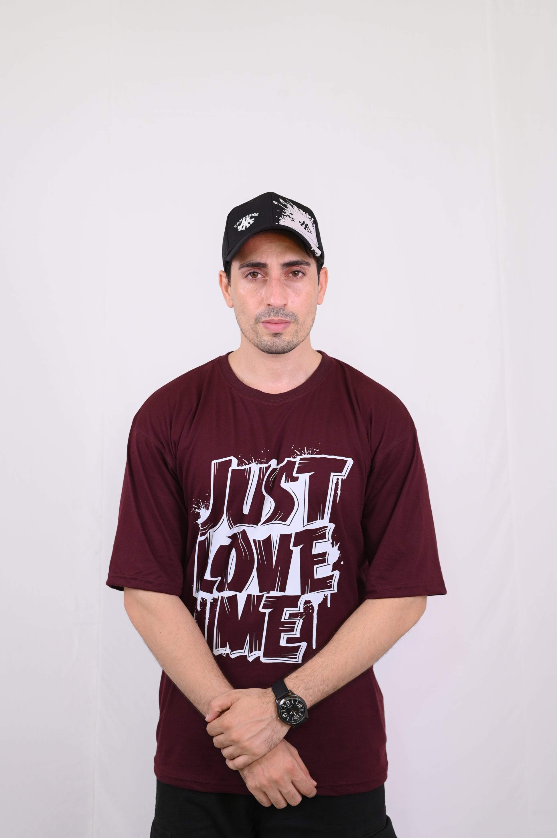 Men's Oversized Graphic T-Shirt Just Love Me