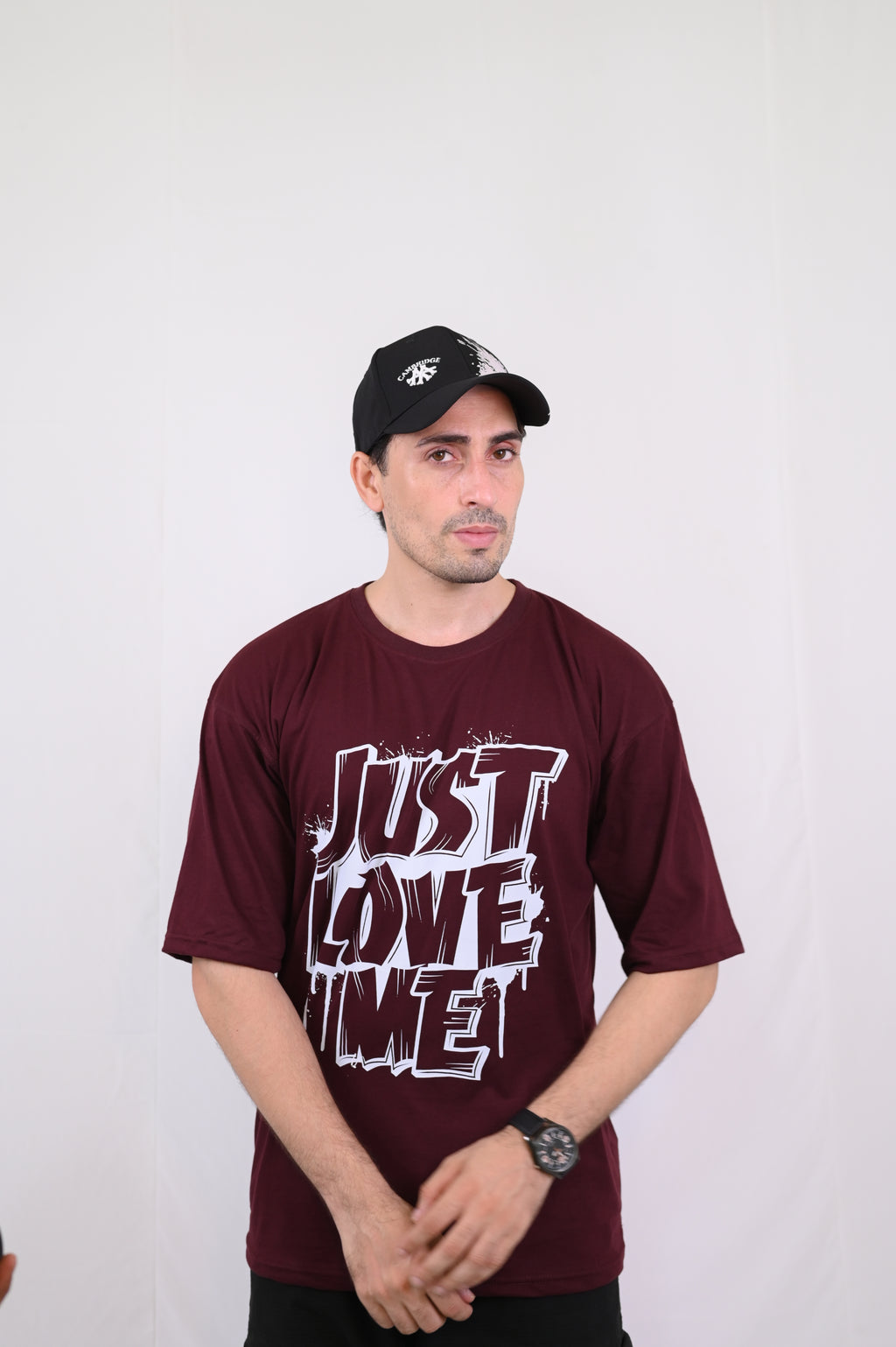 Men's Oversized Graphic T-Shirt Just Love Me