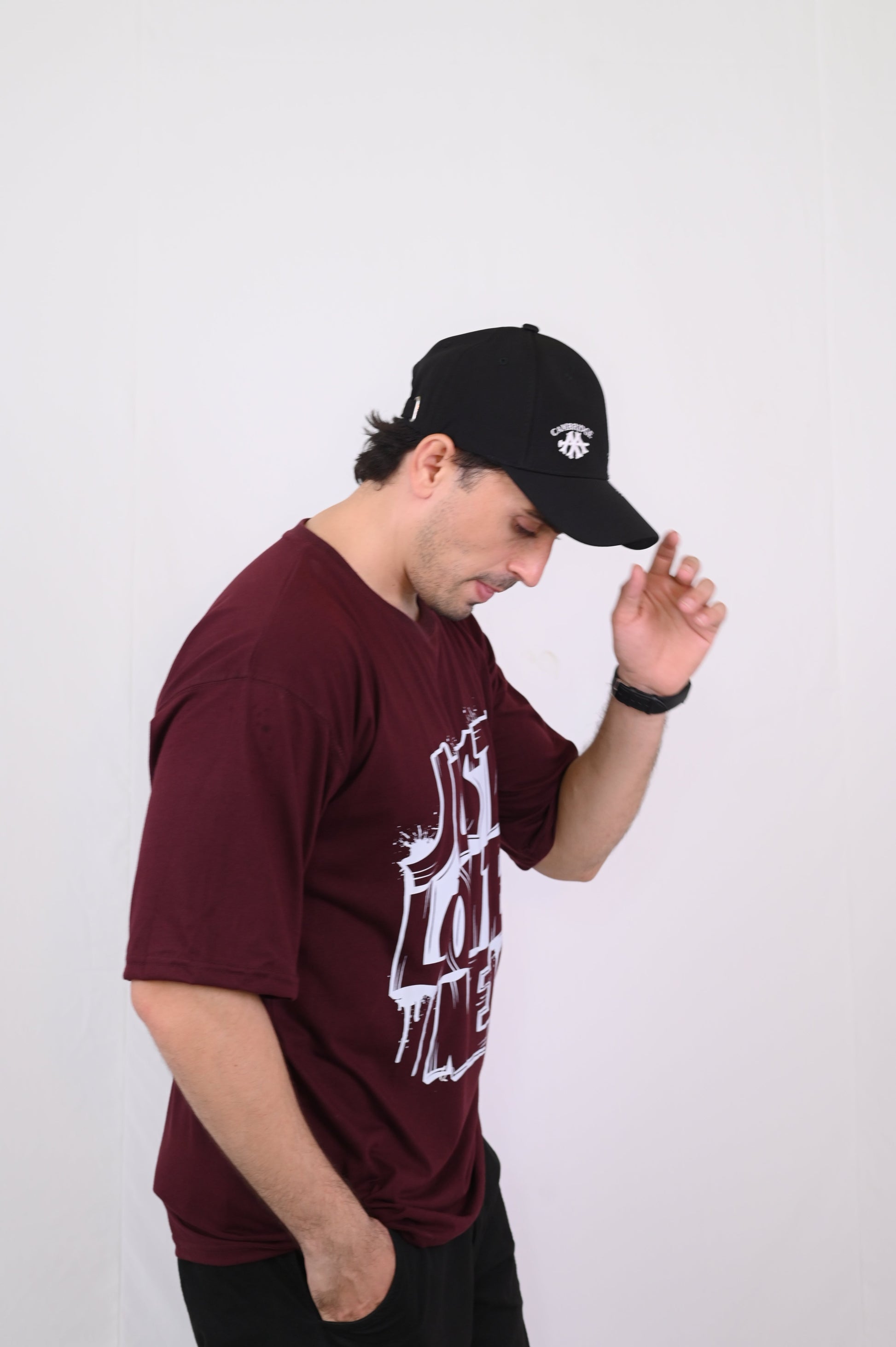 Men's Oversized Graphic T-Shirt Just Love Me