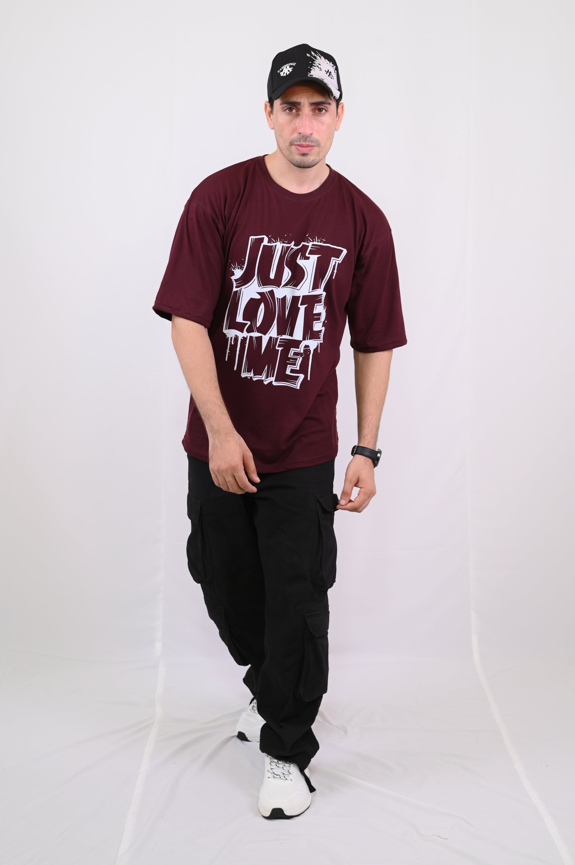 Men's Oversized Graphic T-Shirt Just Love Me