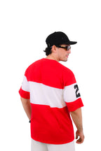Red Racing Oversize Tee (RED)