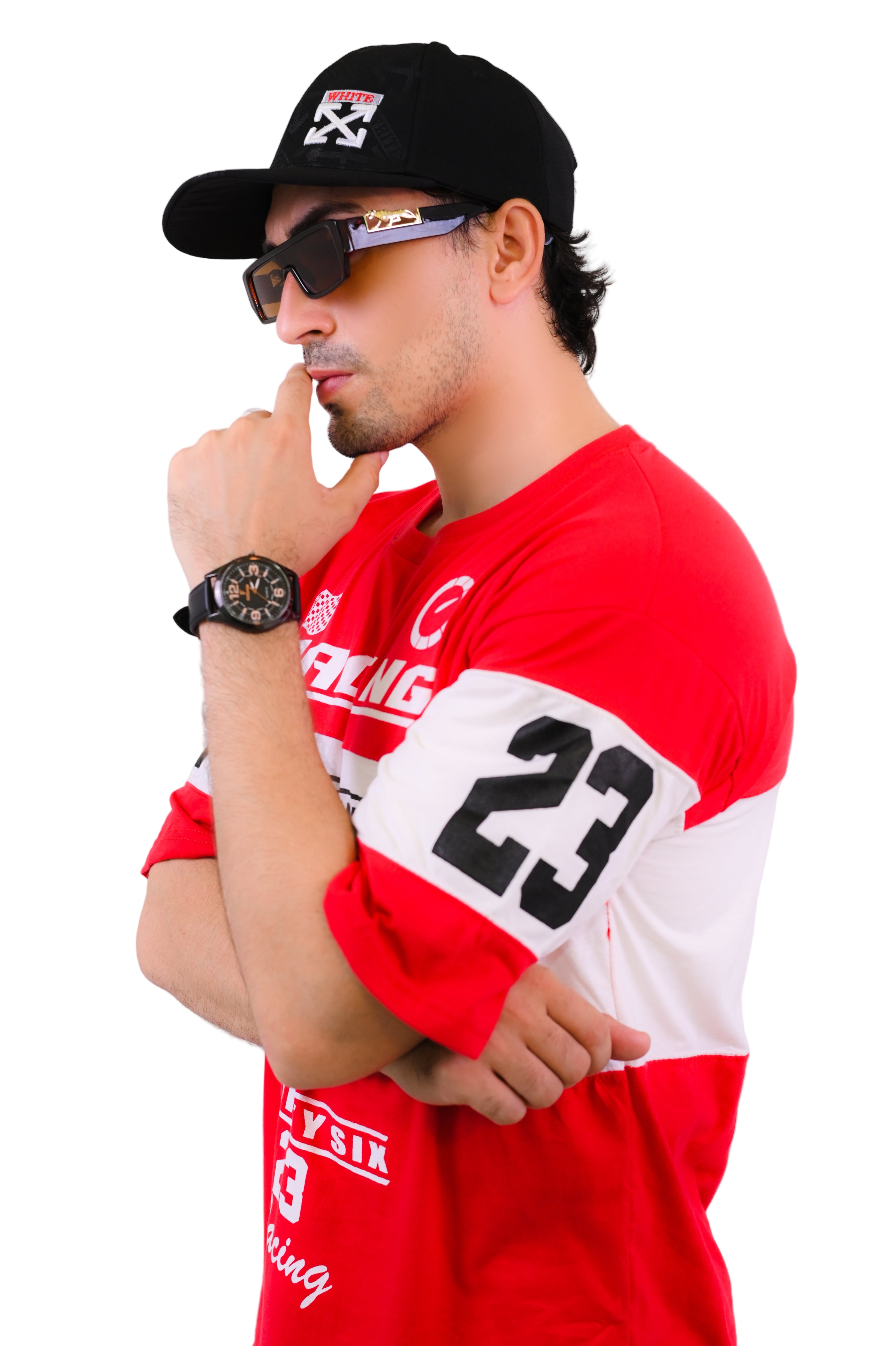 Red Racing Oversize Tee (RED)